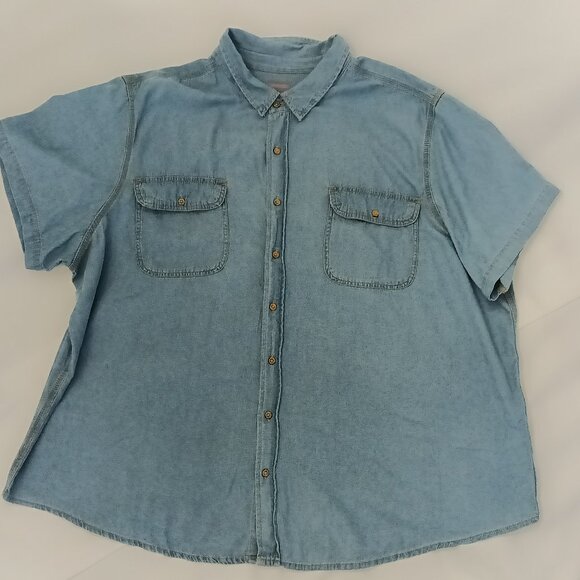 Boulder Creek by Kingsize Denim Shirt. 5XL - Picture 1 of 10